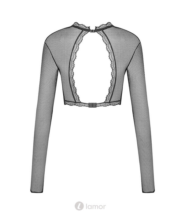 * OBSESSIVE Sexy zwarte Top Mibelia van Obsessive