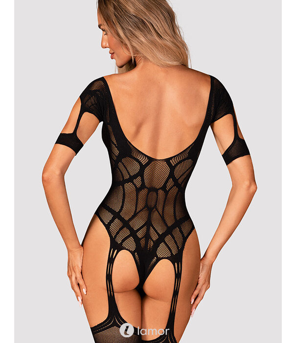 * OBSESSIVE Verleidelijke zwarte bodystocking , G334 van Obsessive