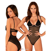 Zwarte Tule Body Selinne van Obsessive