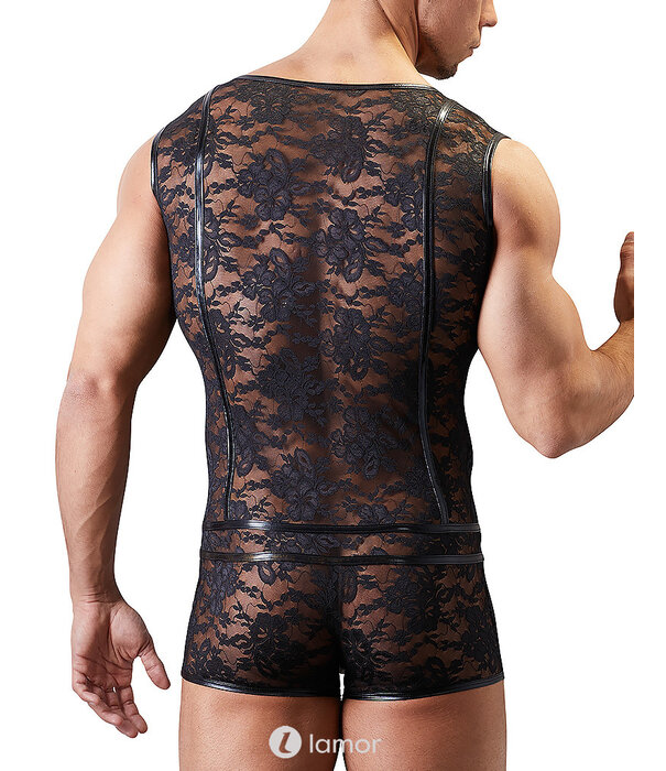 * SVENJOYMENT Heren body van bloemenkant van SvenJoyment