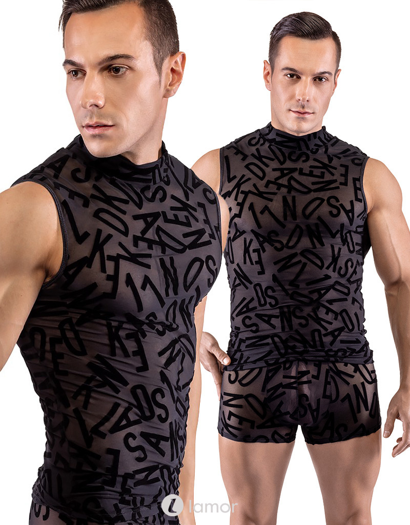 * SVENJOYMENT Transparante Heren shirt, SJ2161575 afbeelding
