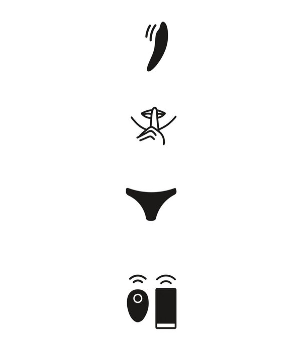 * WE VIBE We-Vibe Moxie+Stille discrete Slip/hangende vibrator