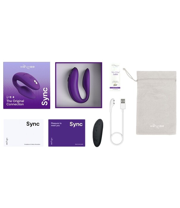 * WE VIBE We-Vibe Sync 2 C-vormige Paar vibrator Sync 2 van We-Vibe
