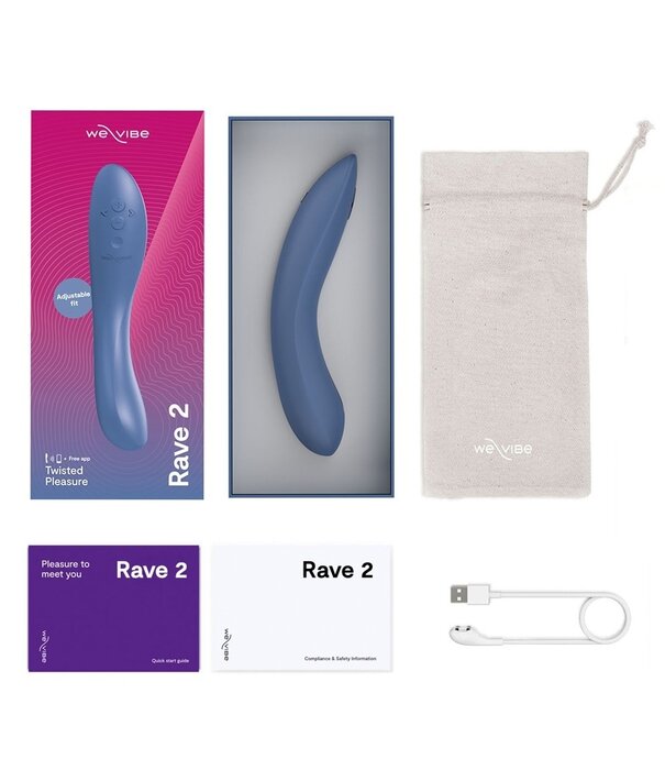 * WE VIBE We-Vibe, Rave 2 Stille G-spot vibrator met 2 motoren