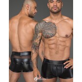 Matte Heren short met rits van Noir Handmade