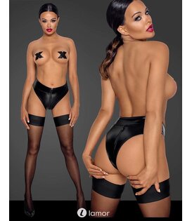 Wetlook slip met ritssluiting -F260