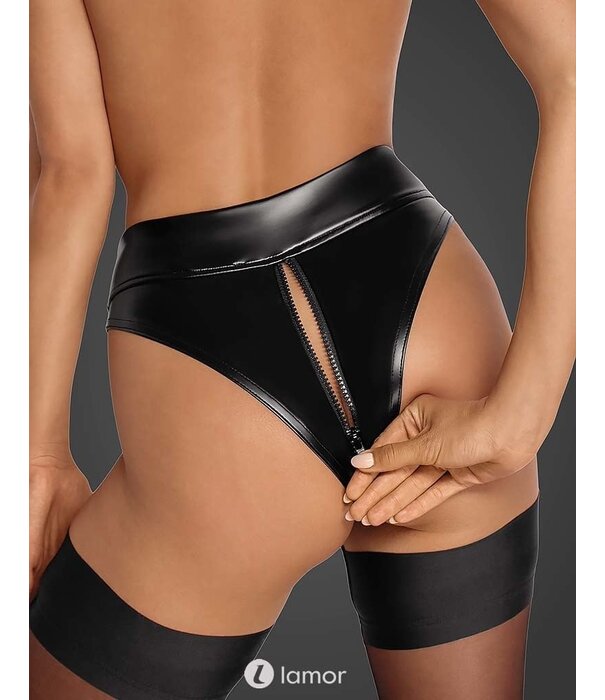 * NOIR handmade Wetlook slip  met ritssluiting van Noir Handmade uit de collectie Fucking Fabulous