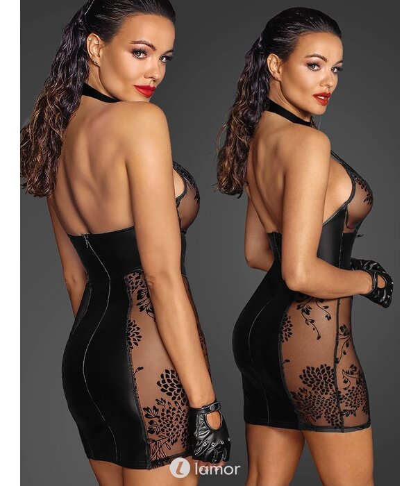 * NOIR handmade Mini jurkje met open decolette van Noir Handmade Fucking Fabulous Collection