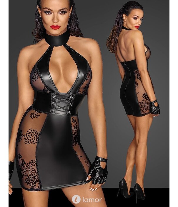 * NOIR handmade Mini jurkje met open decolette van Noir Handmade Fucking Fabulous Collection