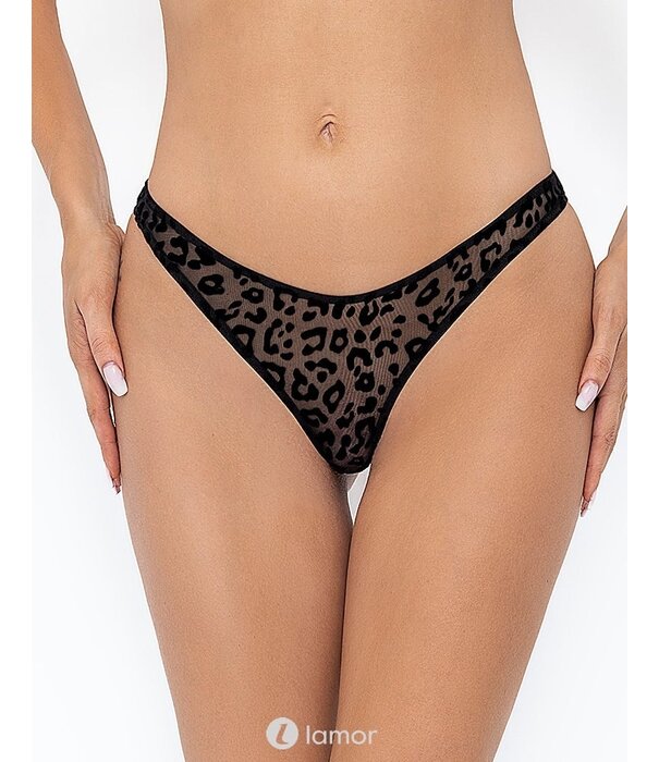 * NOIR handmade Sexy string met luipaard print  Noir Handmade Boudoir stories