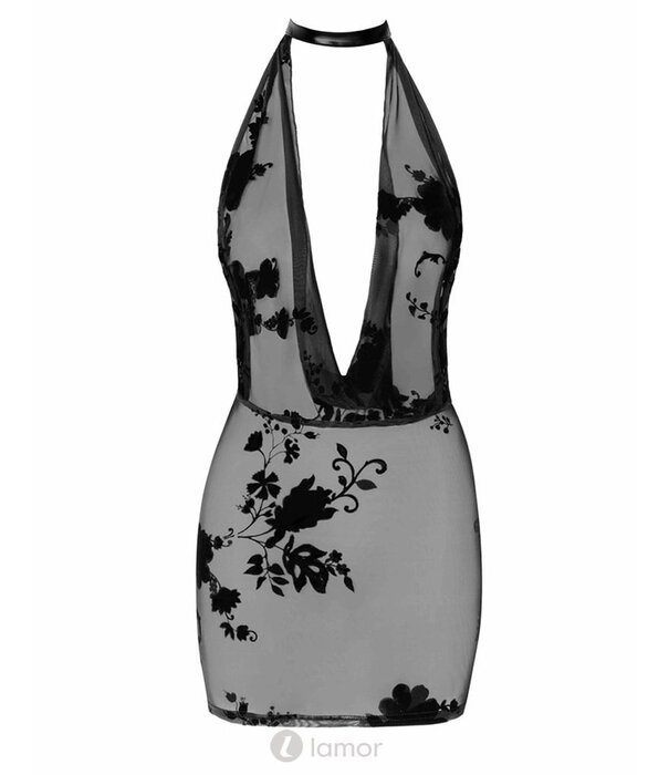 * NOIR handmade Tule mini jurk met bloemen print van  Noir Handmade Libido