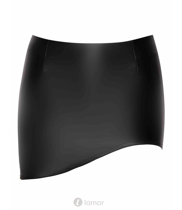 * NOIR handmade Wetlook mini rokje van Noir Handmade Libido