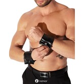 Heren Polsportemonnee Manchetten met verborgen ritssluiting van Noir Handmade Projectfetish