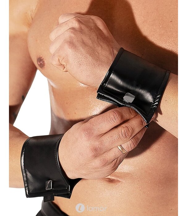 * NOIR handmade Heren Polsportemonnee Manchetten met verborgen ritssluiting van Noir Handmade Projectfetish