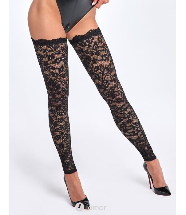 * NOIR handmade Kanten Kousen van Noir Handmade