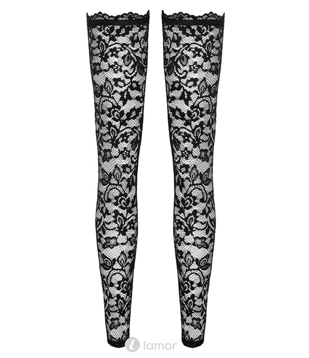 * NOIR handmade Kanten Kousen van Noir Handmade