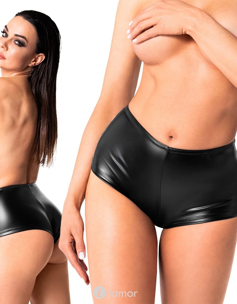 * NOIR handmade Wetlook Short, F335 afbeelding