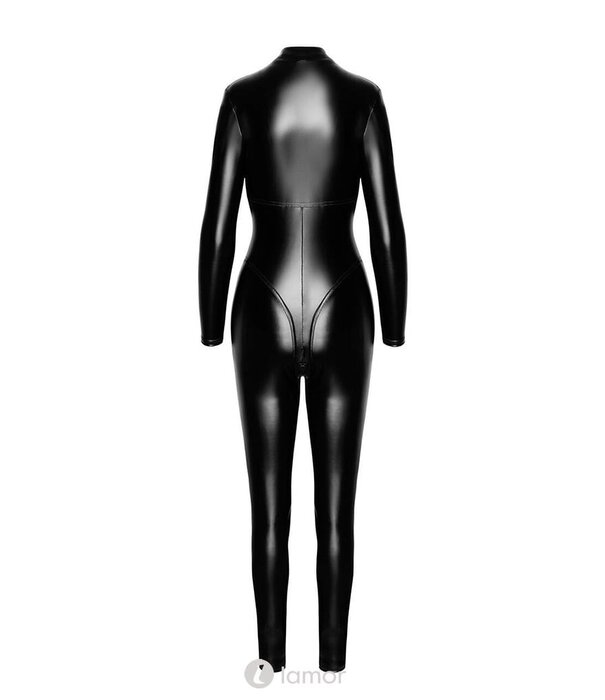 * NOIR handmade Wetlook catsuit Chimera met rittsluiting Noir Handmade  Orgia
