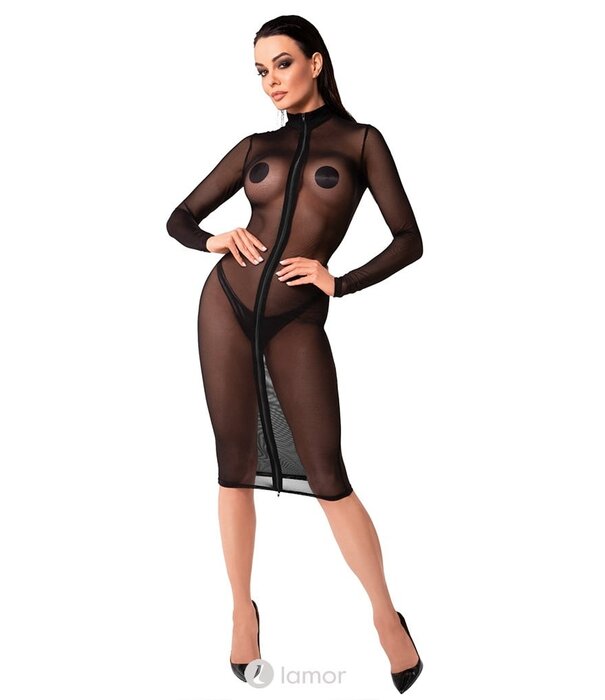 * NOIR handmade Halflange tule jurk Ecstasy van Noir Handmade  Orgia Collection