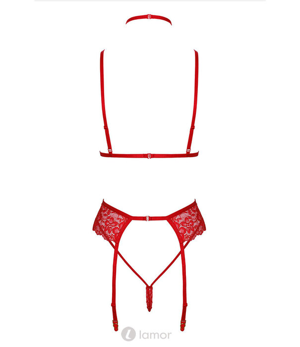 * KISSABLE VAN NOIR HANDMADE Sexy 5-delige kanten lingerie set van het merk Kissable