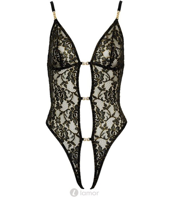 * ABIERTA FINA Zwarte kanten string  Noella van Abierta Fina