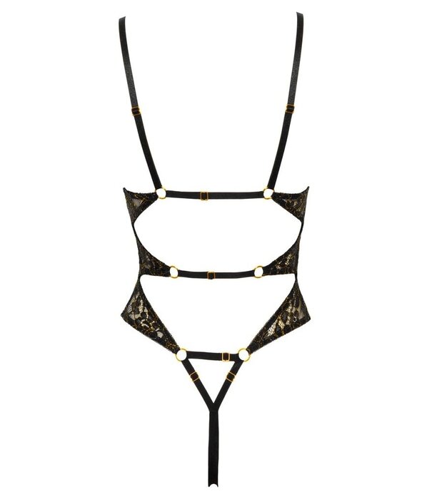 * ABIERTA FINA Zwarte kanten string  Noella van Abierta Fina