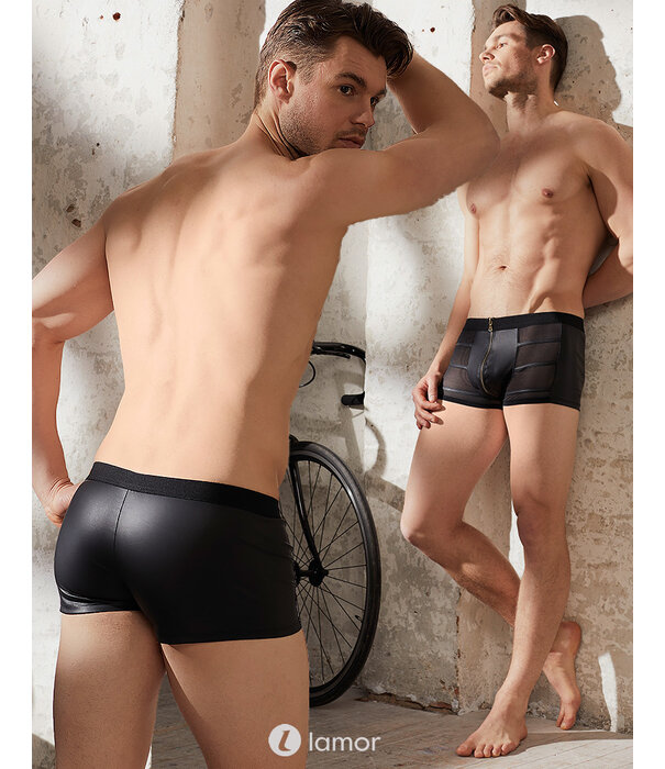 * NEK  Mattlook Heren short met rits entule van  N E K