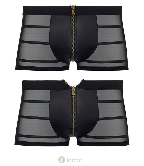 * NEK  Mattlook Heren short met rits entule van  N E K