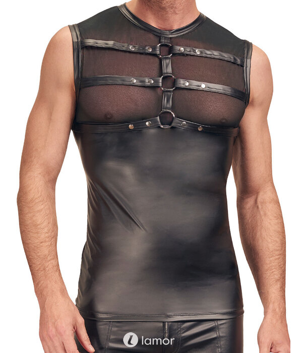 * NEK Heren shirt met harnas effect van het merk N E K