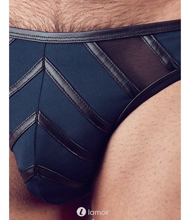 * NEK Blauw zwarte Heren slip  met V design van  N E K