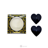 Zwarte hartvormige tepelplakkers van Be Lily