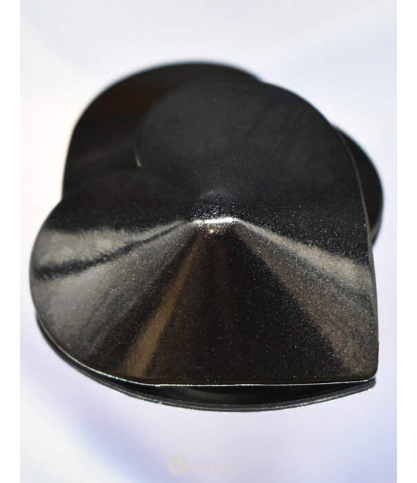 * BE LILY Zwarte hartvormige tepelplakkers van Be Lily