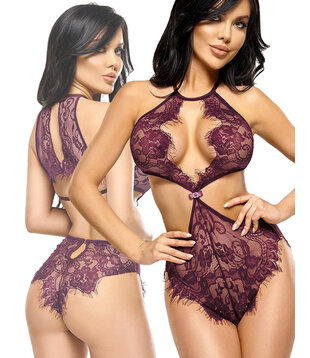 Paarse kanten body Jordana