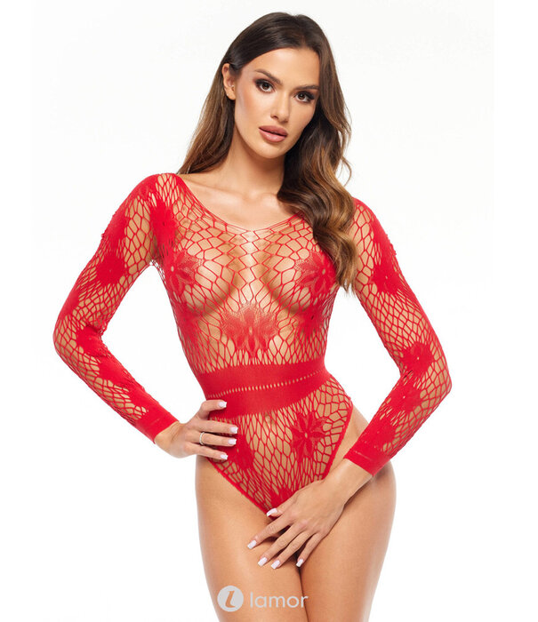 * BEAUTYNIGHT Regina een sensuele en sexy stringbody van grof mazig materiaal