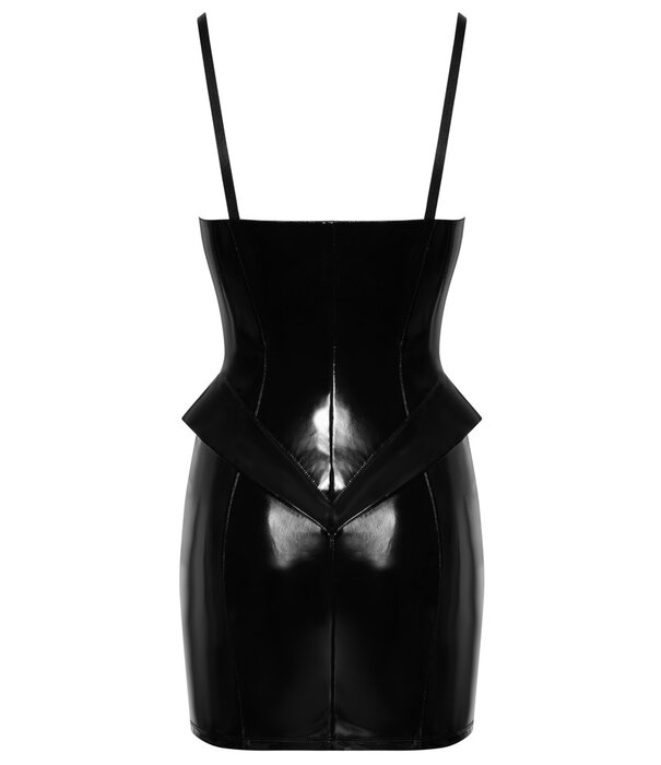 * BLACK LEVEL Strakke lak mini Jurk van Black level