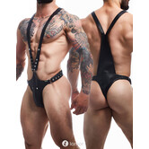 Zwarte Dungeon Body harnas van het merk Cut4Men