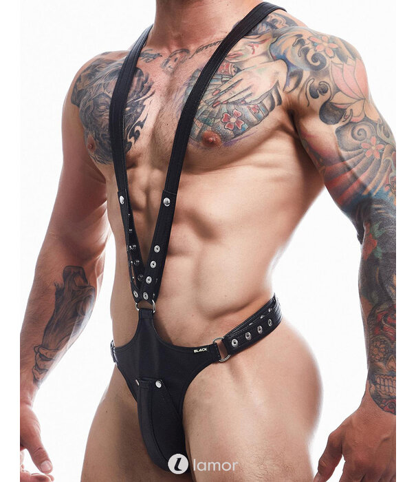 * CUT4MEN Zwarte Dungeon Body harnas van het merk Cut4Men