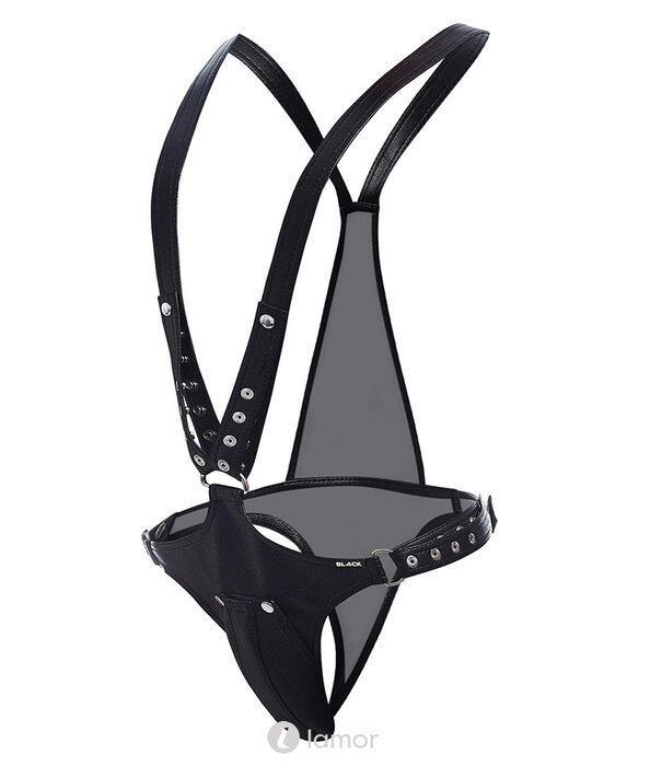 * CUT4MEN Zwarte Dungeon Body harnas van het merk Cut4Men