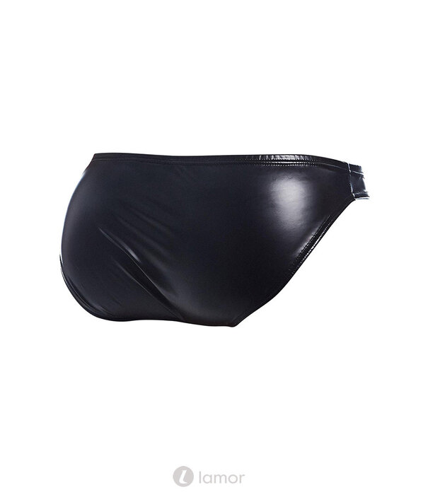 * CUT4MEN Zwarte Wetlook Bikini Slip van het merk Cut4Men