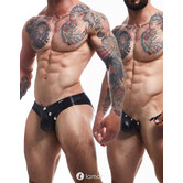 Zwarte Wetlook Slip van het merk Cut4Men