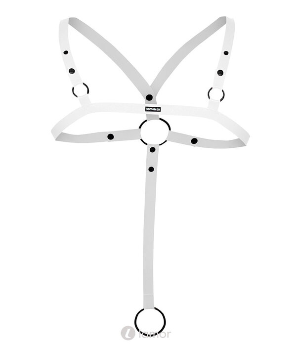 * CUT4MEN Witte borstharnas04 van het merk Cut4Men