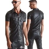Wetlook heren blouse met korte mouwen van het merk RFP