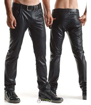 Wetlook heren broek,Vittori001