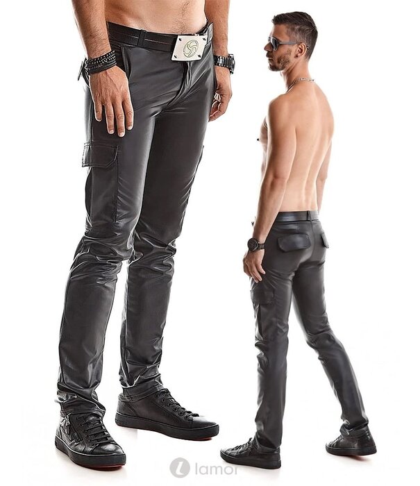 * RFP Matte wetlook heren broek, Matteo van het merk RFP