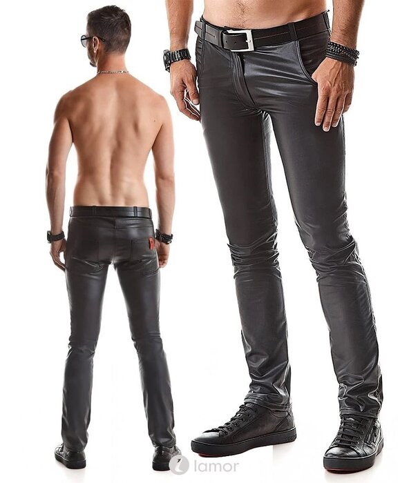 * RFP Matte wetlook heren broek, Vincenzo van het merk RFP
