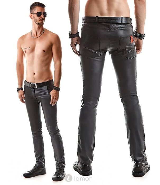 * RFP Matte wetlook heren broek, Vincenzo van het merk RFP