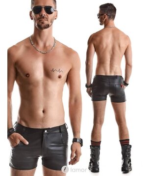 Matte wetlook heren Short,Federico001