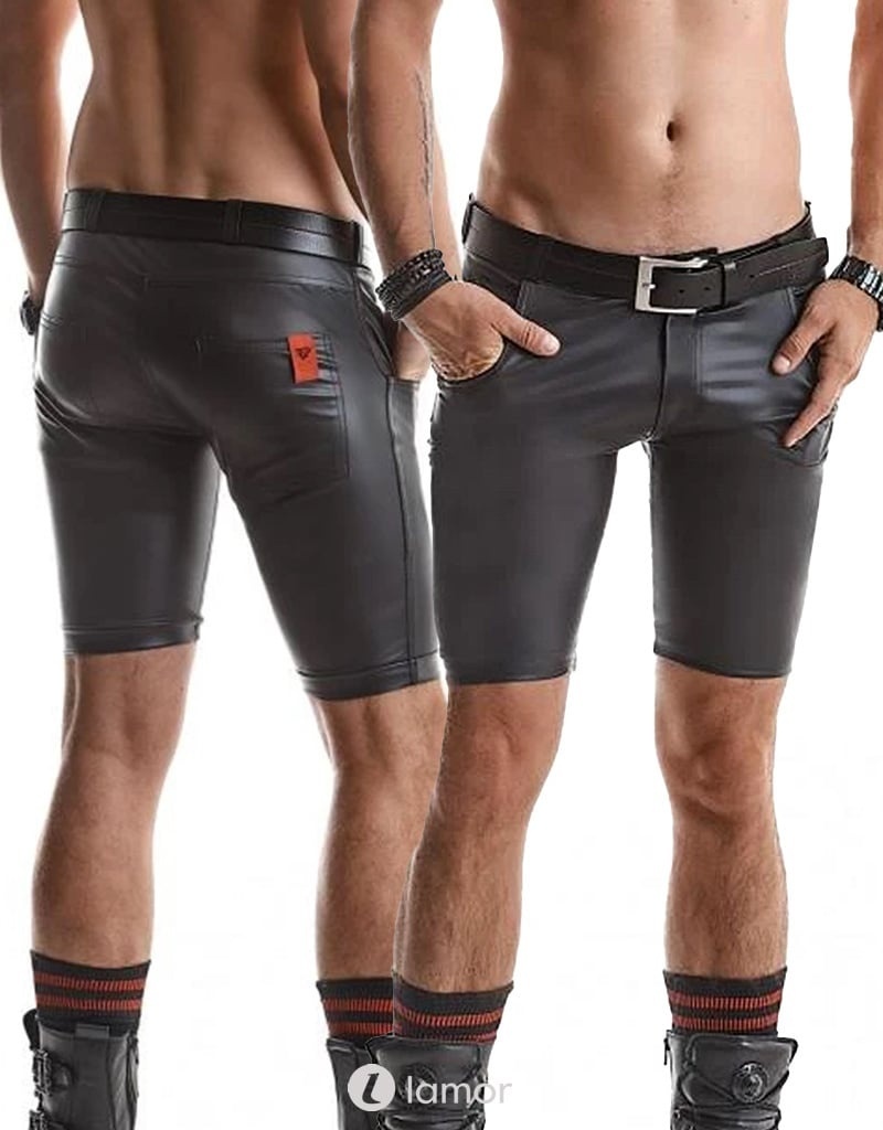 * RFP Matte wetlook heren Short ,Vito001 afbeelding