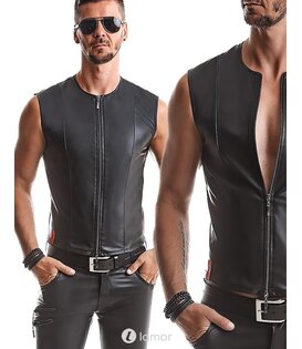Heren gilet van lederlook ,Ottaviano001