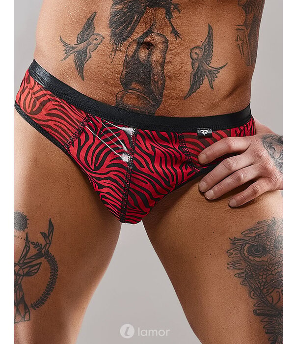 * RFP Rood/Zwarte Braziliaanse heren slip van het merk RFP